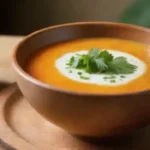 Qué tal una sopa de coco y calabaza para impresionar a todos
