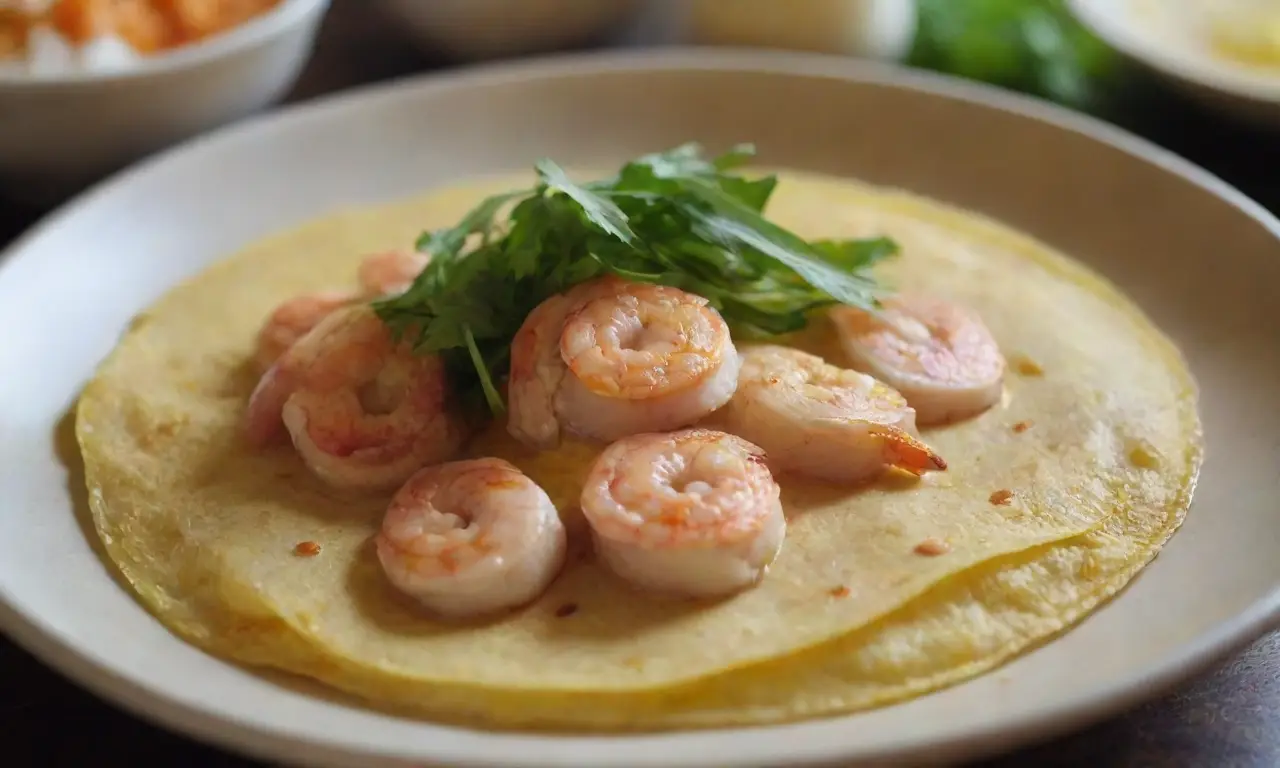 La cocina vietnamita destaca por el Banh Xeo, crepes crujientes hechos con arroz, cúrcuma, leche de coco, cerdo, camarones y brotes de soja