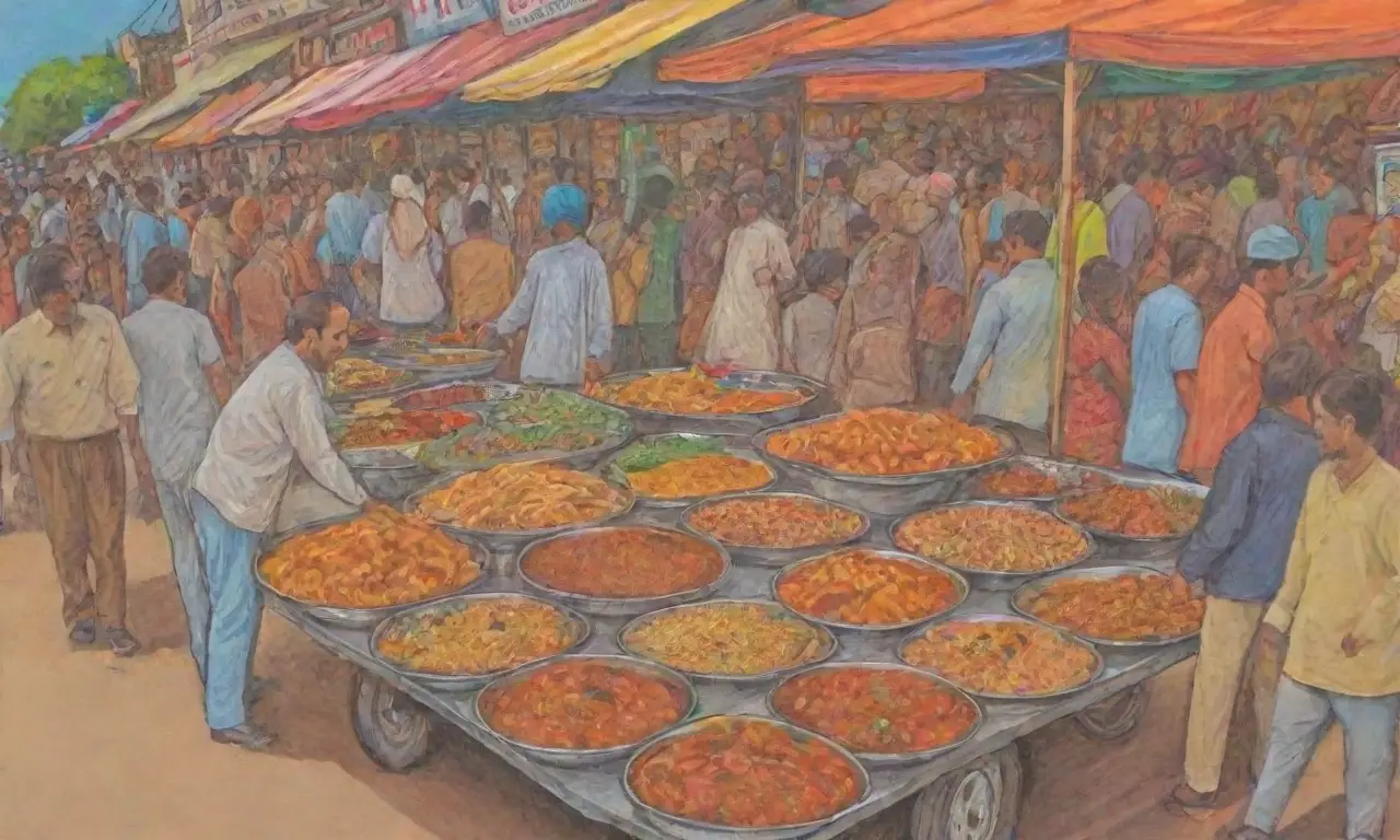 Comida callejera de Lahore: kebabs