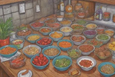 Fusión cultural de ingredientes tradicionales y técnicas modernas en un ambiente urbano vibrante