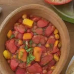 Qué tal una ensalada de pimientos asados y garbanzos para hoy