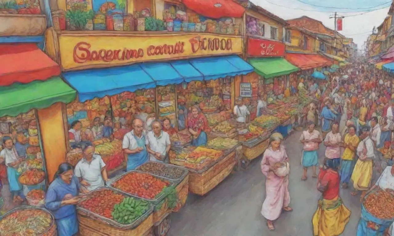 Mercados coloridos
