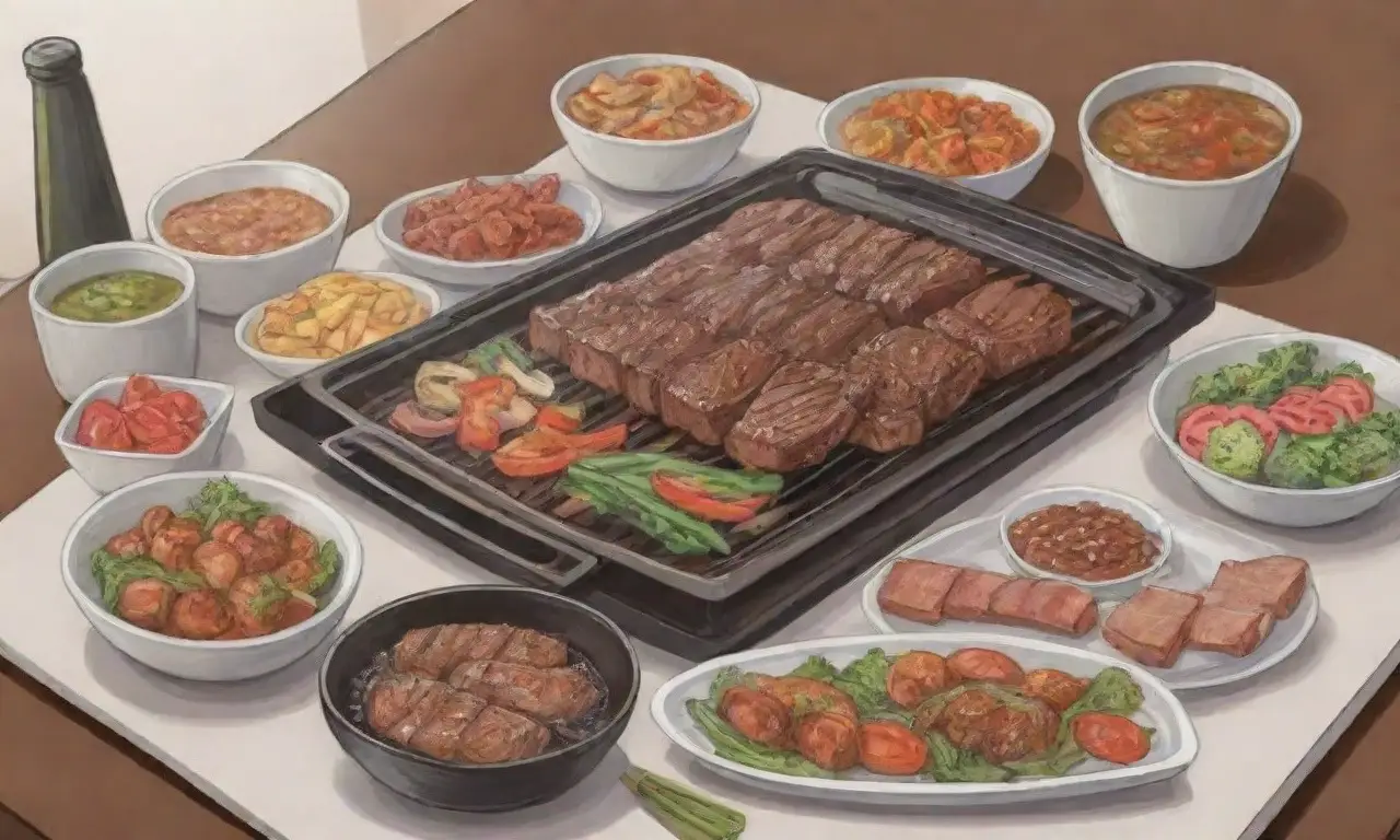 Barbacoa coreana en casa: meats marinadas