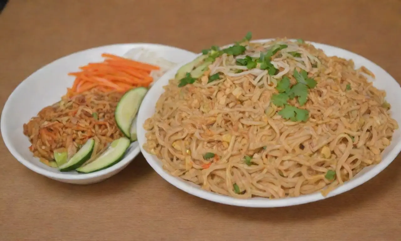 Guía simple para preparar Pad Thai con fideos de arroz y sus ingredientes esenciales