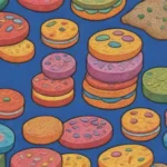 Deliciosos y coloridos pasteles de arroz con formas y diseños tradicionales