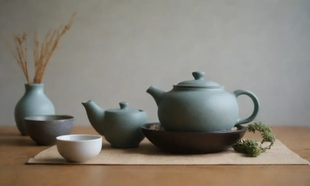 Colores tranquilos y diseño minimalista para una cocina zen