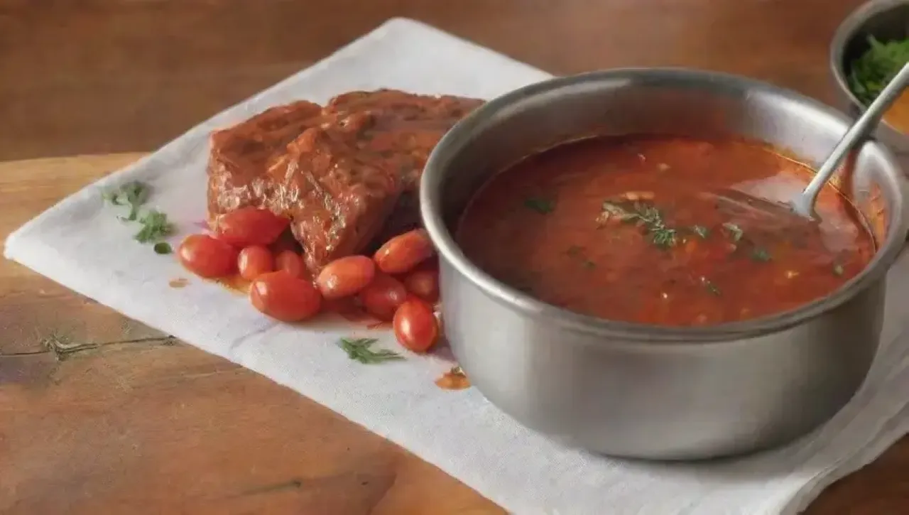 Una cocina rústica llena de ingredientes frescos y aromas deliciosos