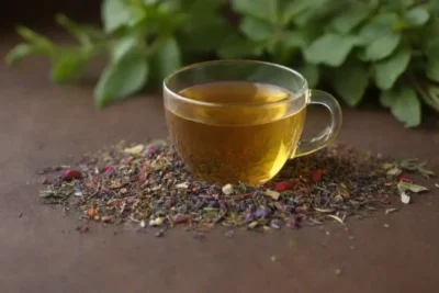 Té de hierbas italiano con ingredientes naturales y propiedades relajantes
