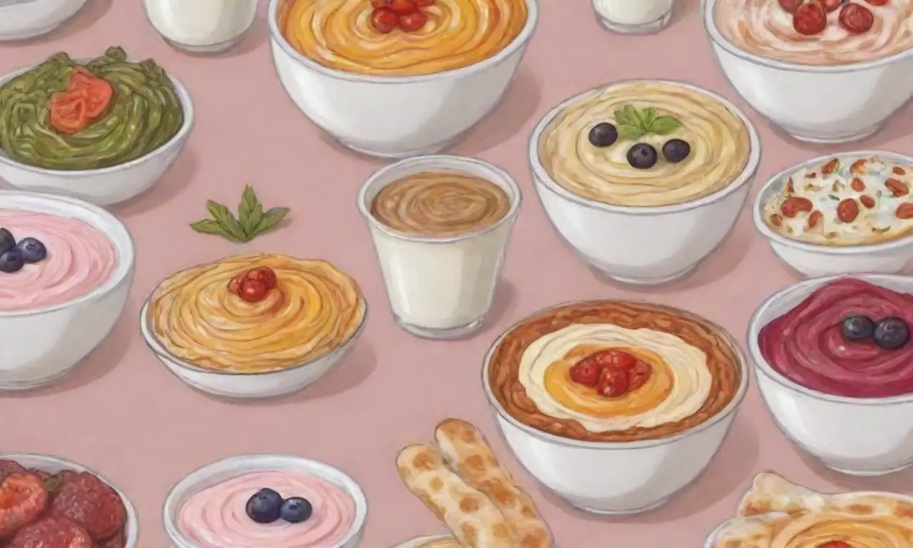Recetas de yogurt turco con texturas cremosas y sabores vibrantes
