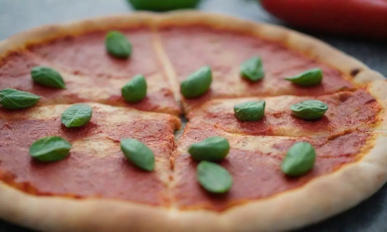 Colores vivos, pizza deliciosa, ingredientes frescos y un ambiente de comida callejera