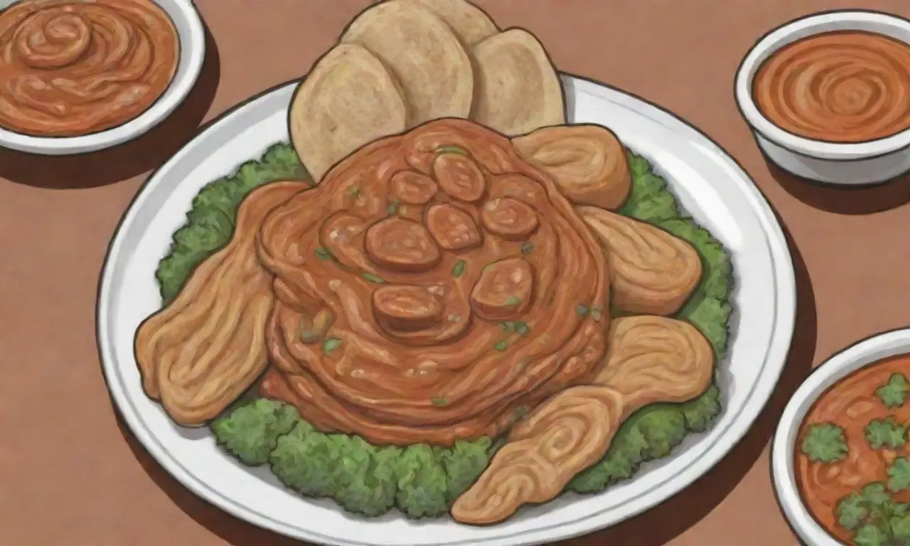 La cocina nigeriana con salsa de maní ofrece platos vibrantes y deliciosos