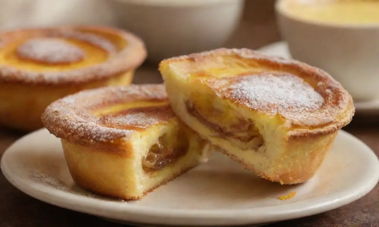 Pastel de nata clásico: crujiente