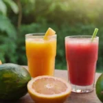 Colores vibrantes y frutas tropicales evocan la alegría del verano en Jamaica