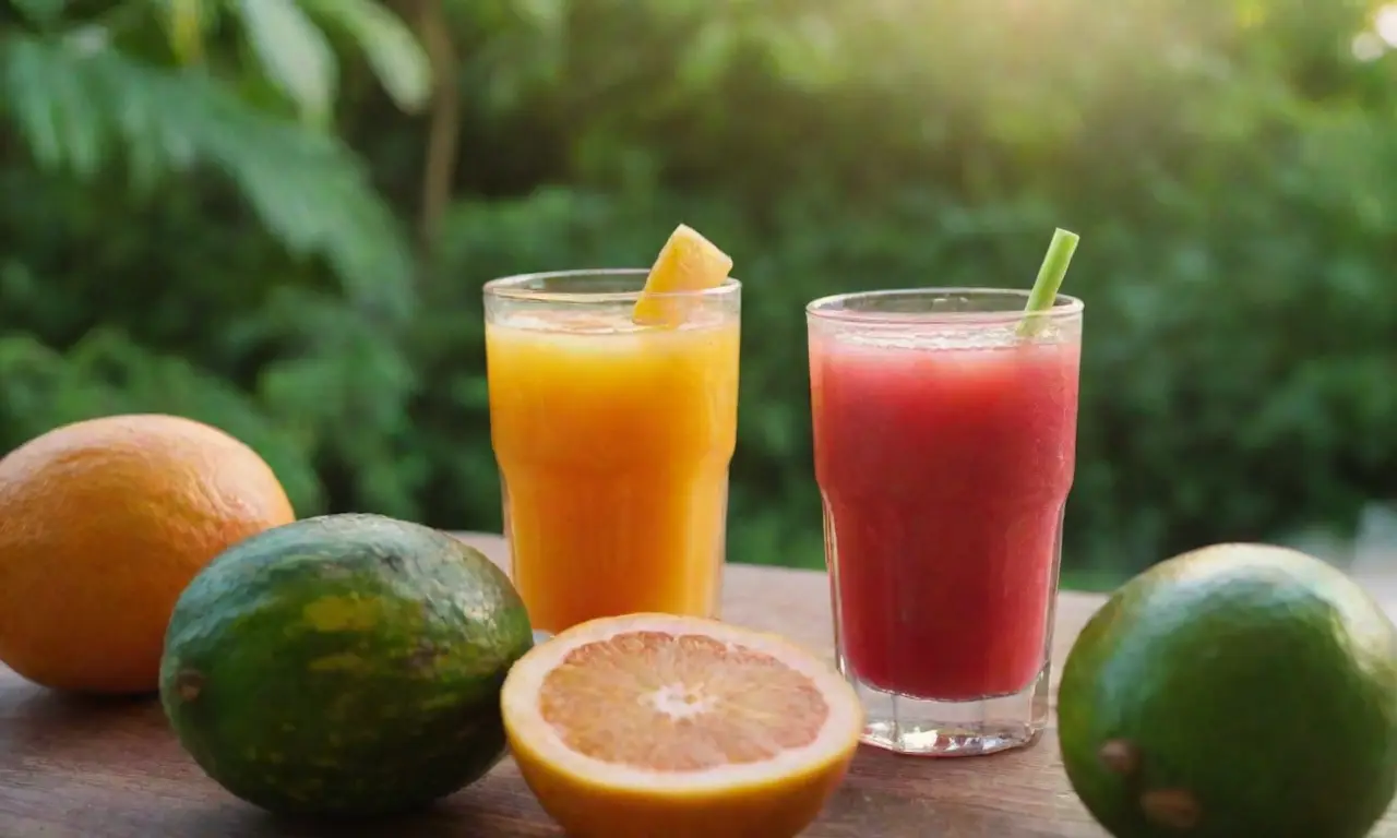 Colores vibrantes y frutas tropicales evocan la alegría del verano en Jamaica
