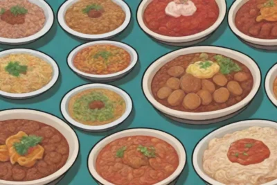 Salsas coloridas y texturas vibrantes representan la rica herencia culinaria filipina