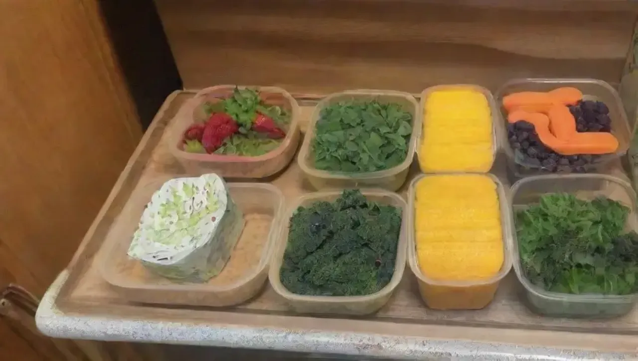 Ingredientes frescos y coloridos para un estilo de vida saludable