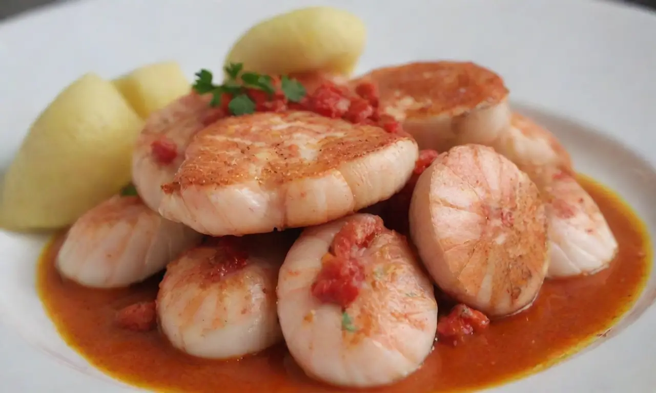 Deliciosos platos de mariscos belgas con presentación colorida y sabores irresistibles