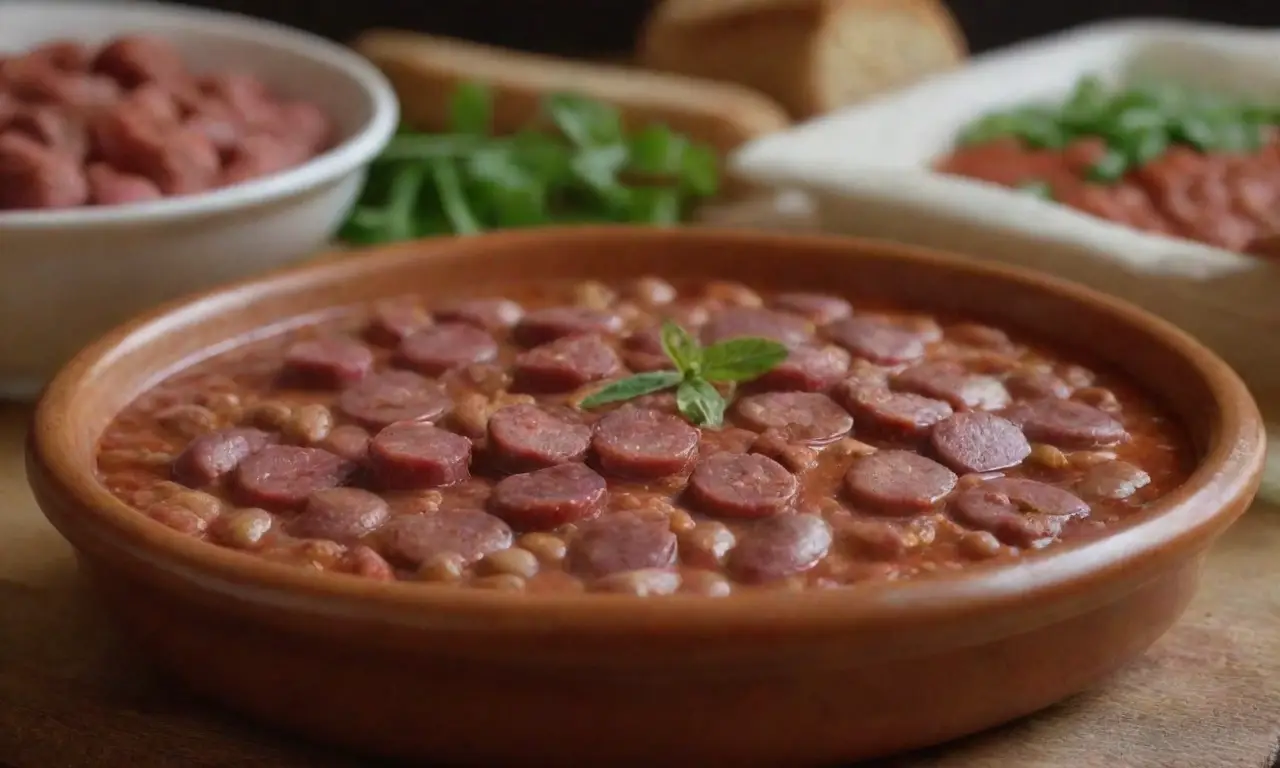 La fabada asturiana es un plato tradicional rico en sabores y colores