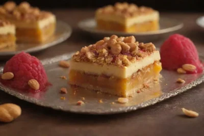 Postres árabes coloridos y deliciosos con sabores ricos
