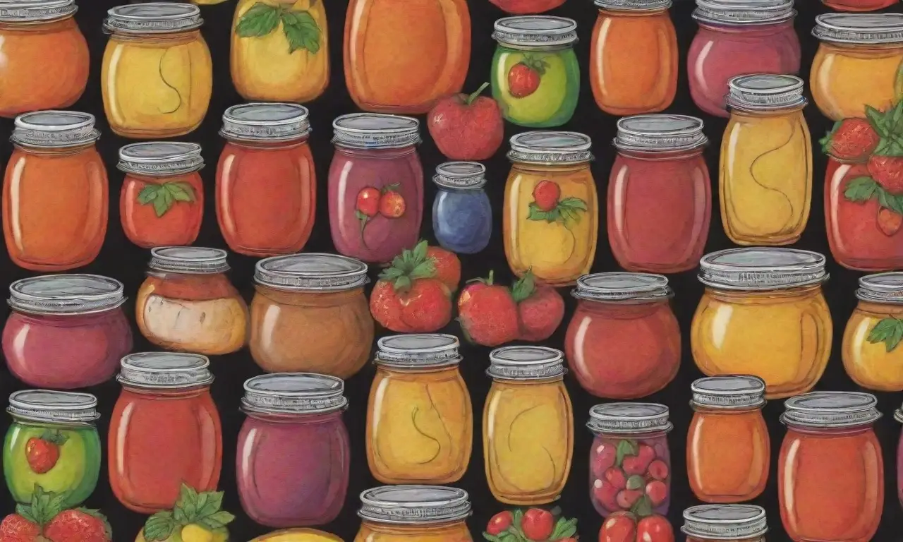 Recetas húngaras de mermeladas caseras con frutas coloridas y sabores de temporada
