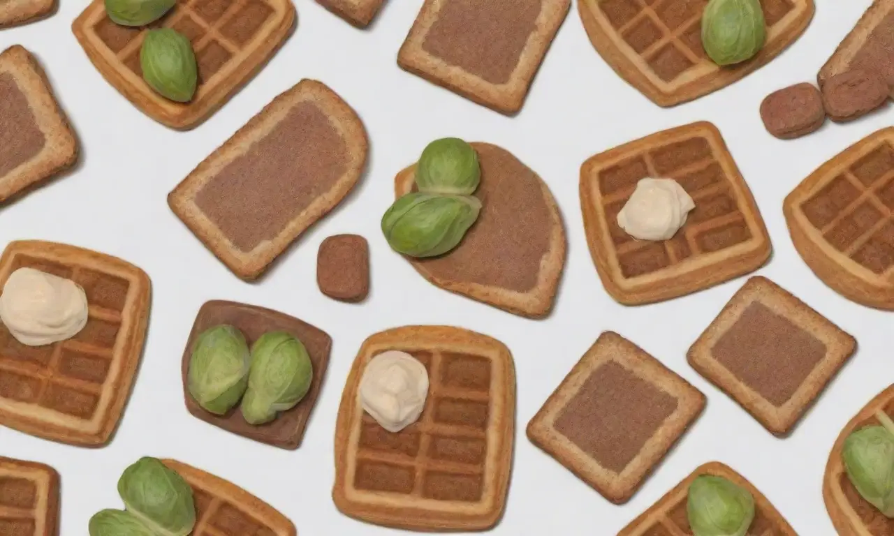 Postres belgas variados: waffles