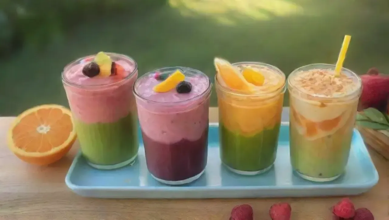 Desayuno vibrante y saludable en un ambiente acogedor