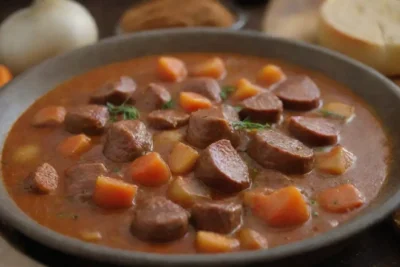 Receta de estofado belga