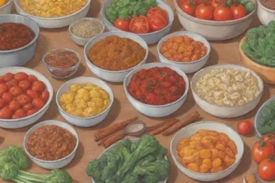 Ingredientes coloridos
