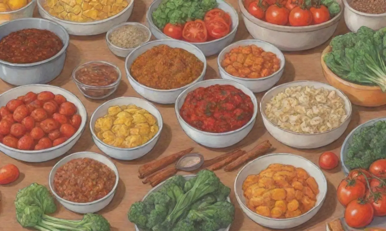 Ingredientes coloridos