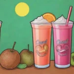 Bebidas coloridas y sabores vibrantes