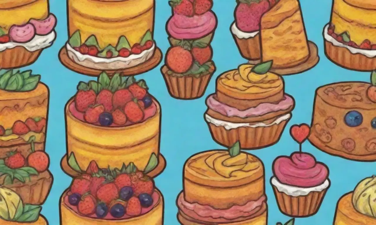 Pasteles brasileños: delicias coloridas y sabores tropicales