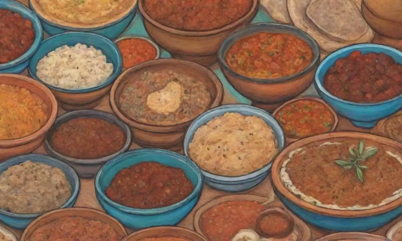 Técnicas culinarias antiguas y sabores ricos en la gastronomía siria