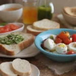 Desayuno turco: platos coloridos