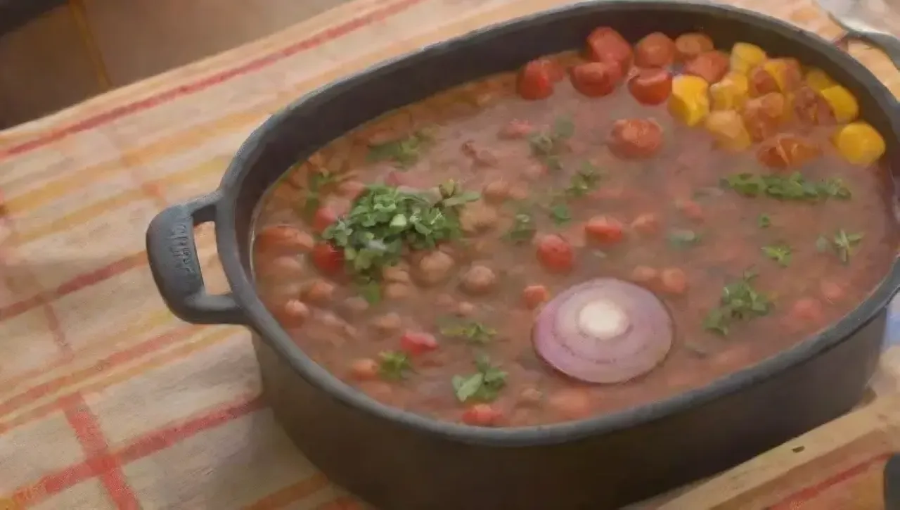 Una cocina rústica llena de aromas y risas familiares alrededor de una mesa