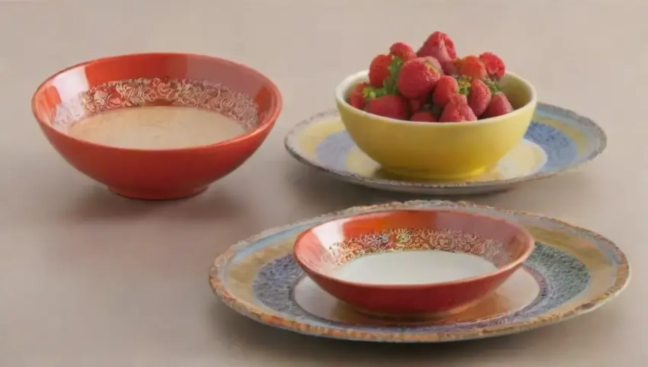 Una mesa elegante y variada que combina diferentes texturas, colores y estilos para realzar la presentación de los alimentos