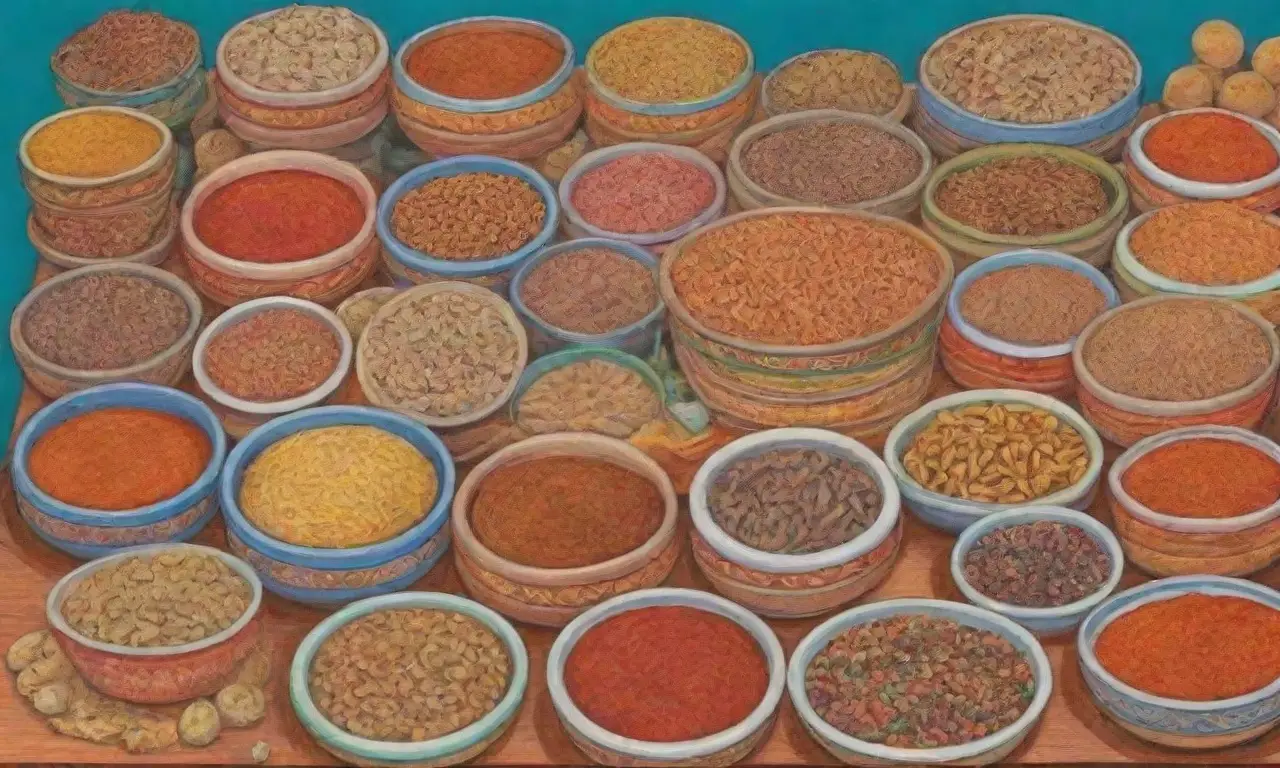 Ingredientes coloridos