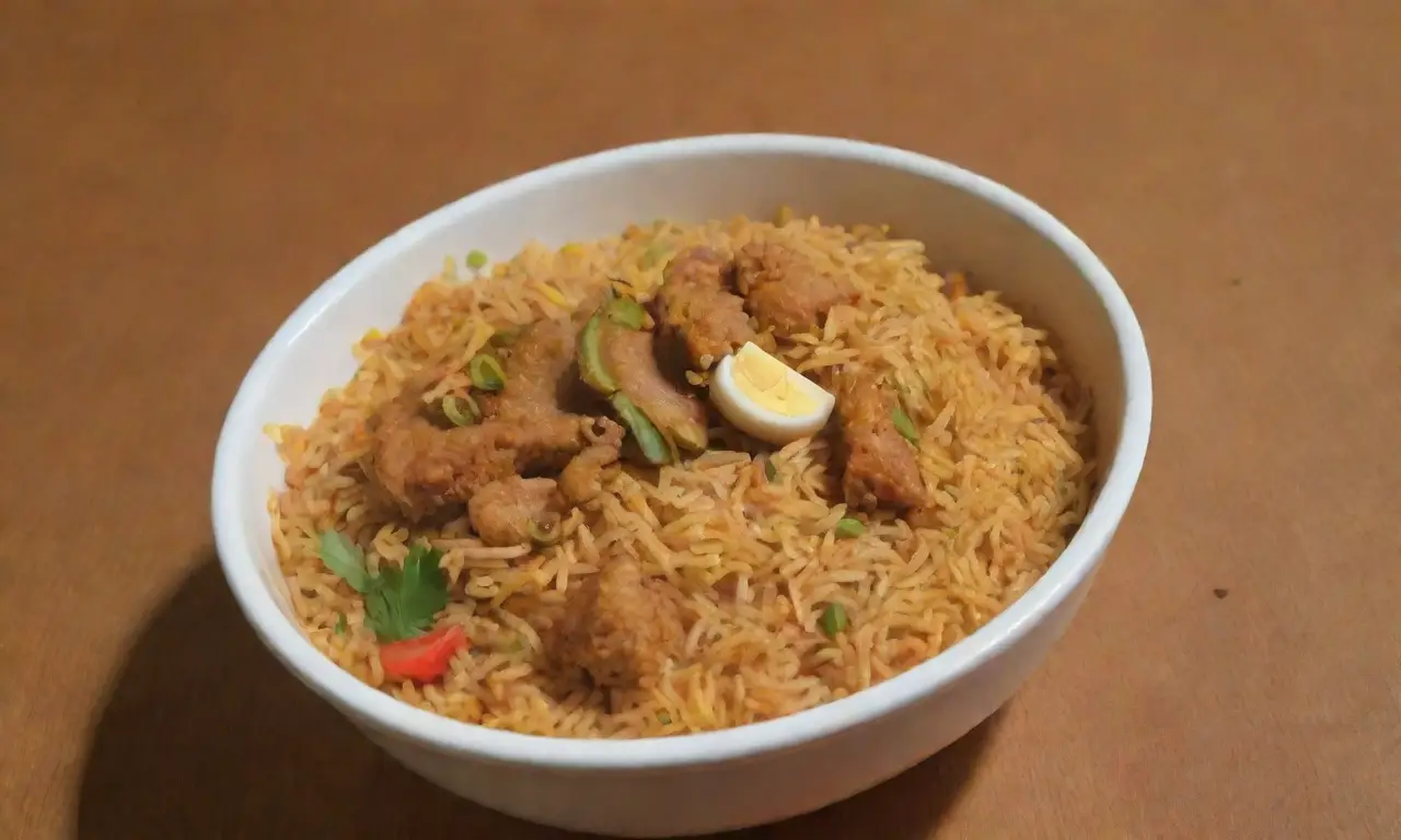 Tazón de arroz vibrante con sinangag dorado y aroma a ajo