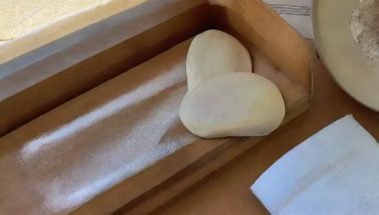 Una cocina rústica y acogedora llena de aromas, luz y pan recién horneado
