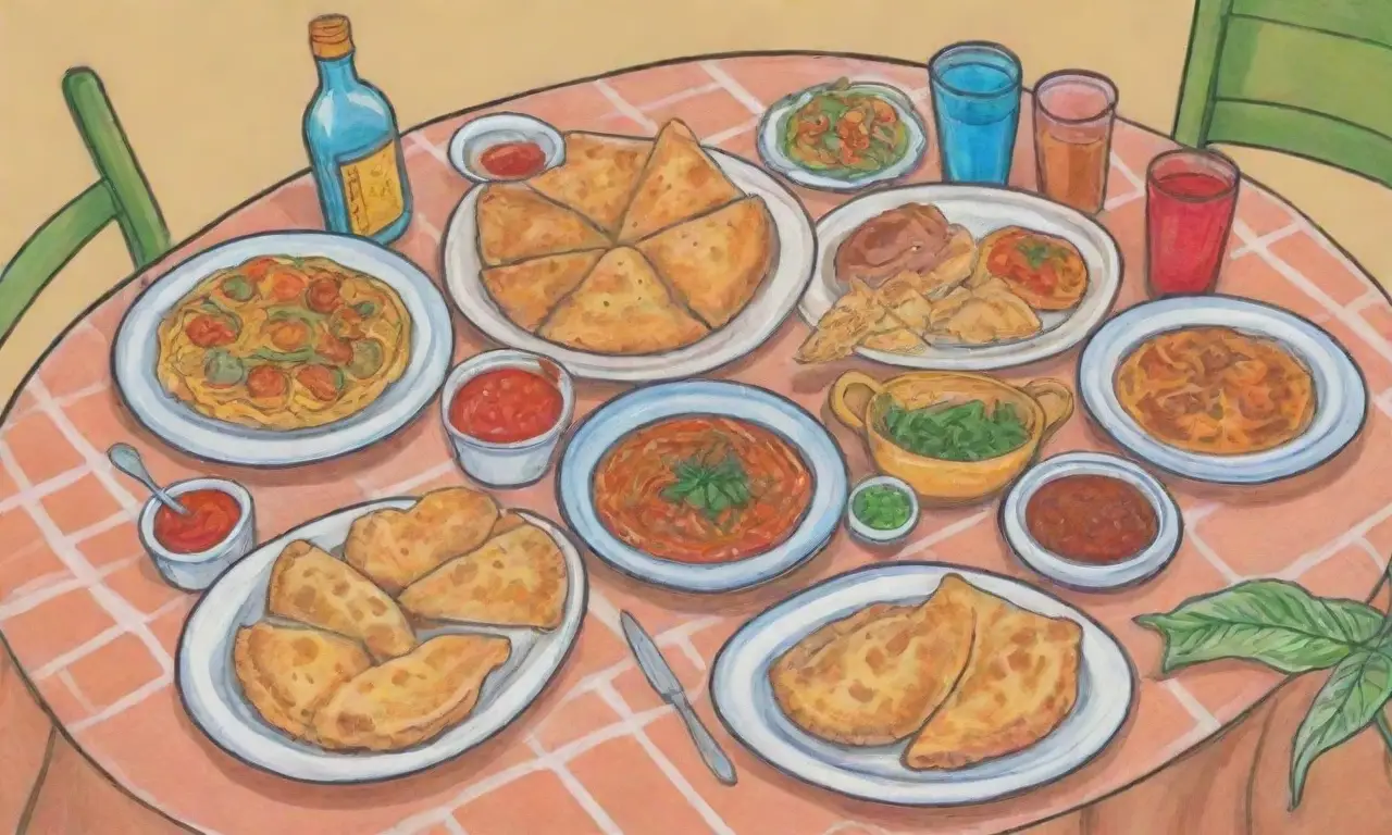 Celebraciones familiares con platos tradicionales y un ambiente festivo