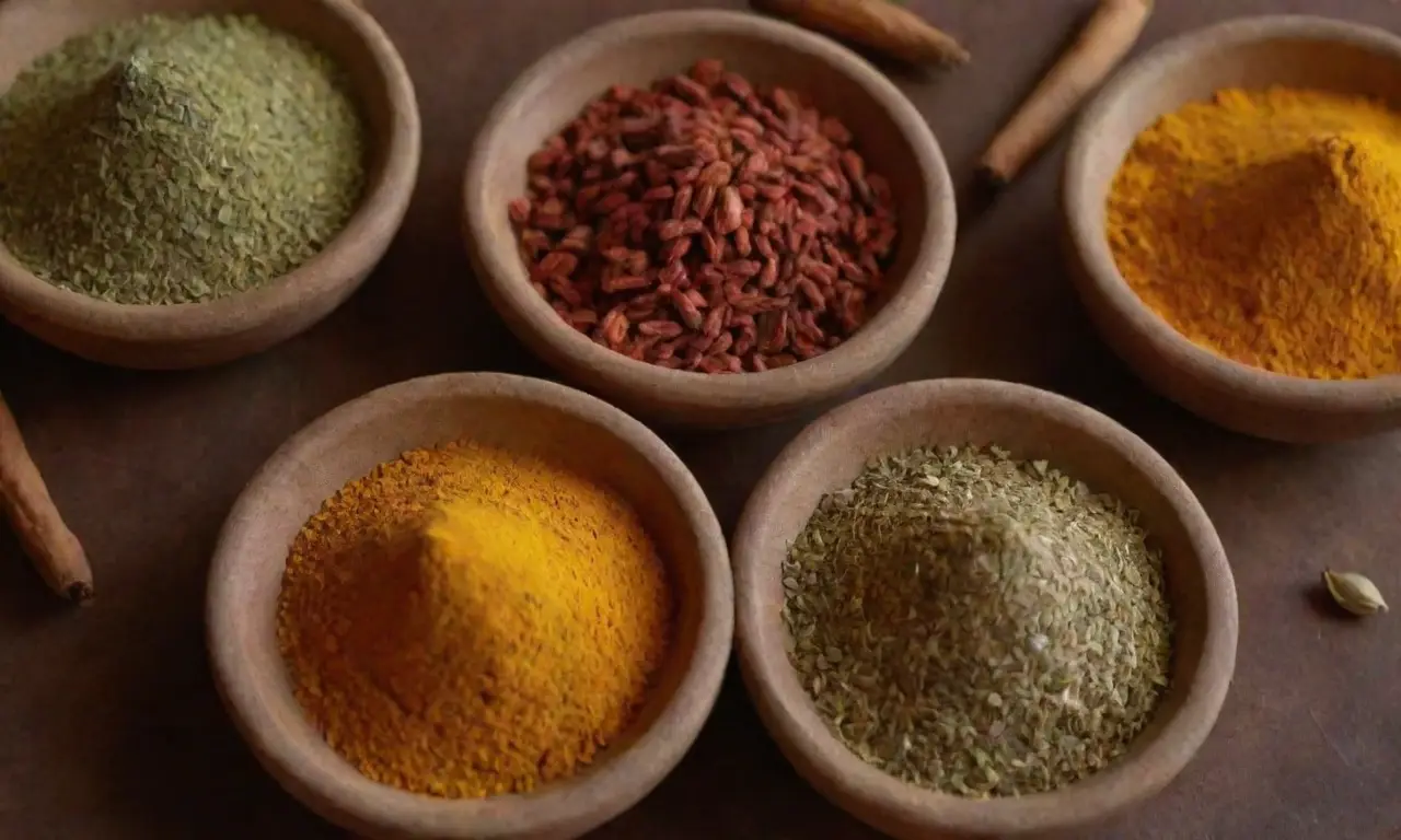 Especias de la India: colores vibrantes, texturas ricas y aromas irresistibles