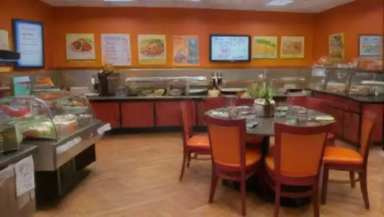 Un restaurante vibrante y limpio que ofrece una experiencia acogedora y cuidada