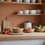 Diseño escandinavo acogedor con minimalismo estético y tonos tierra
