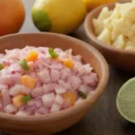 Colores vibrantes y sabores del ceviche peruano