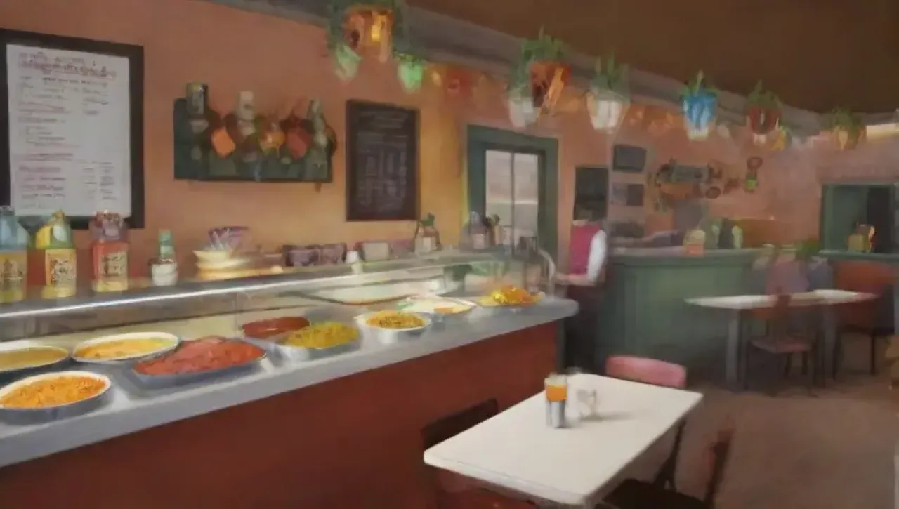 Un restaurante vibrante y acogedor, lleno de energía, aromas y deliciosa comida