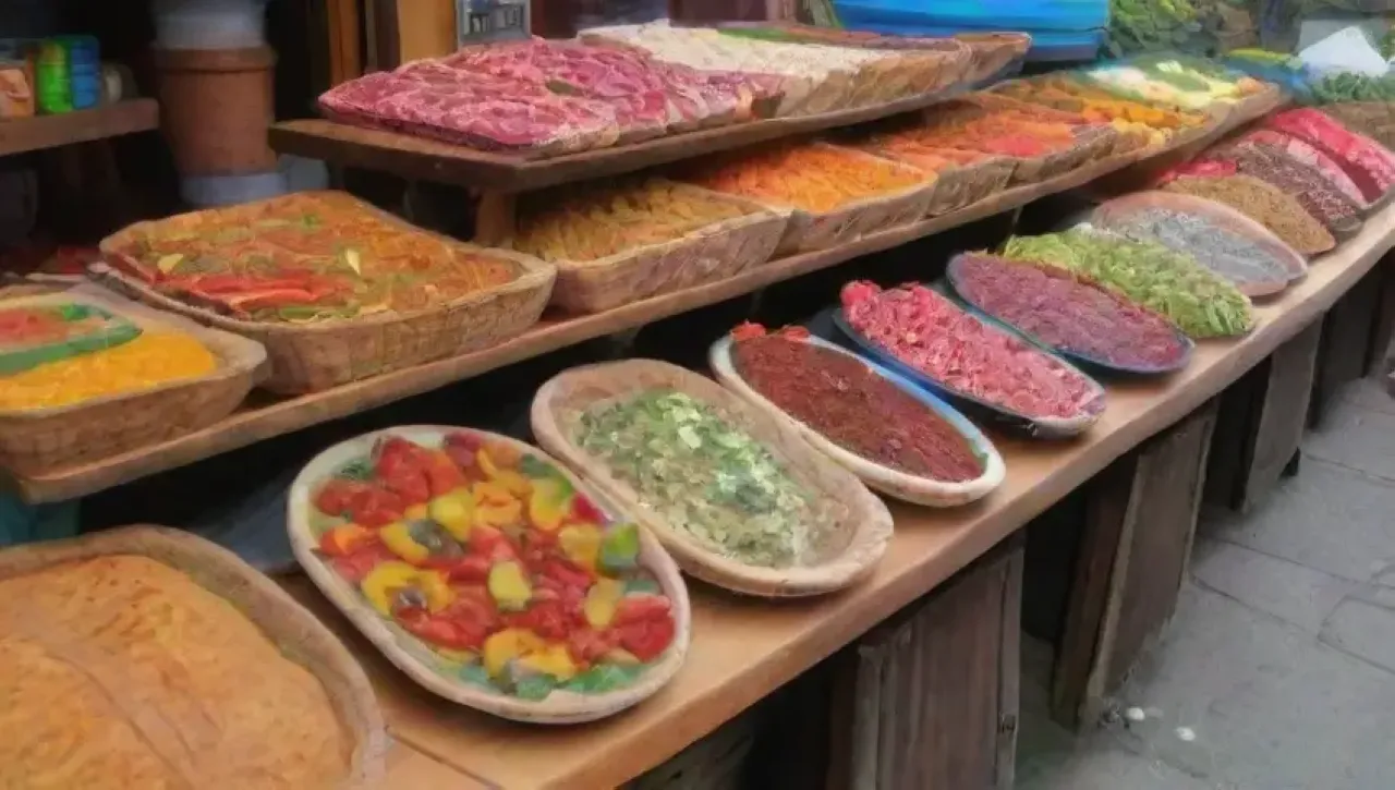 Mercados callejeros vibrantes con comida fresca, aromas, risas y sabores únicos