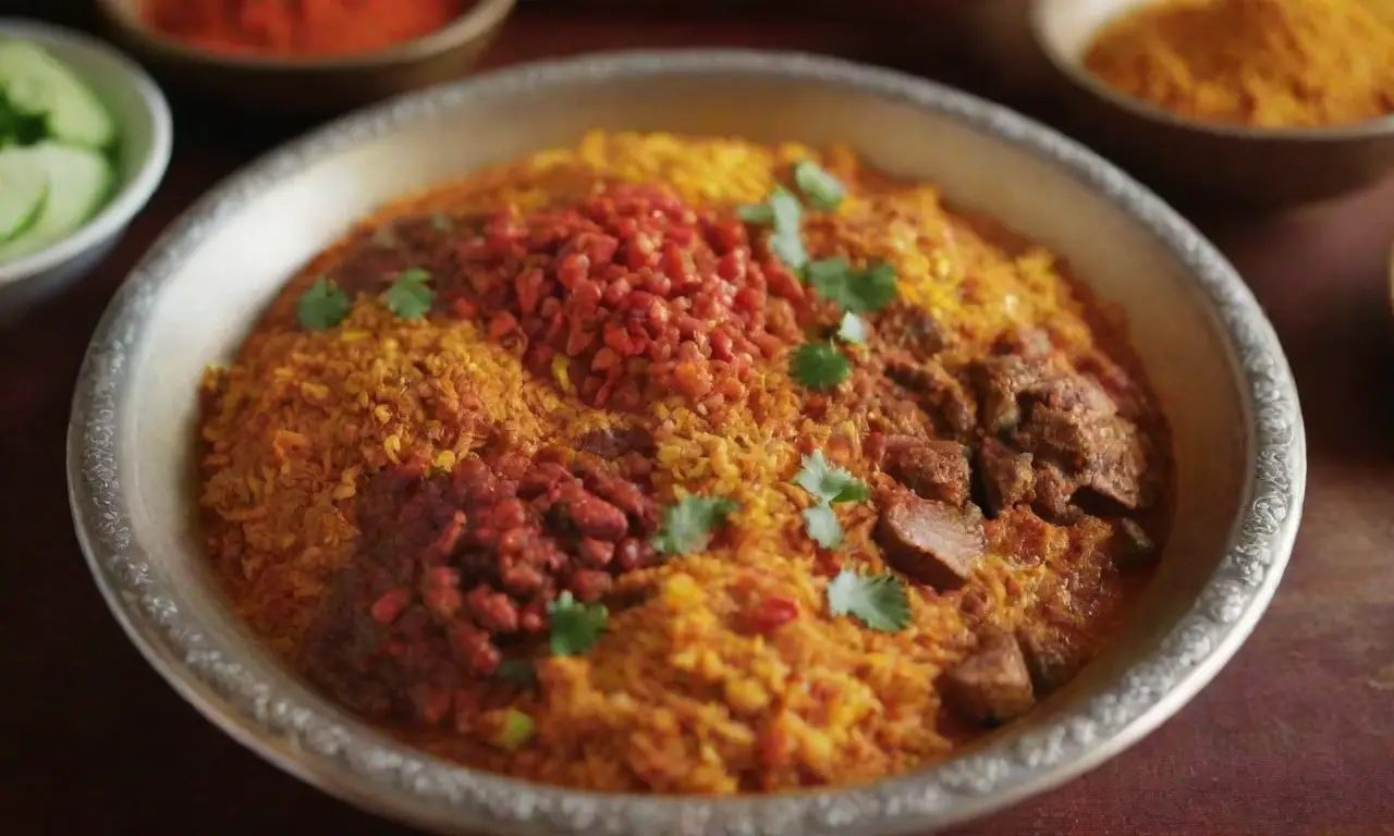 Platos coloridos que reflejan una rica herencia culinaria y cultural