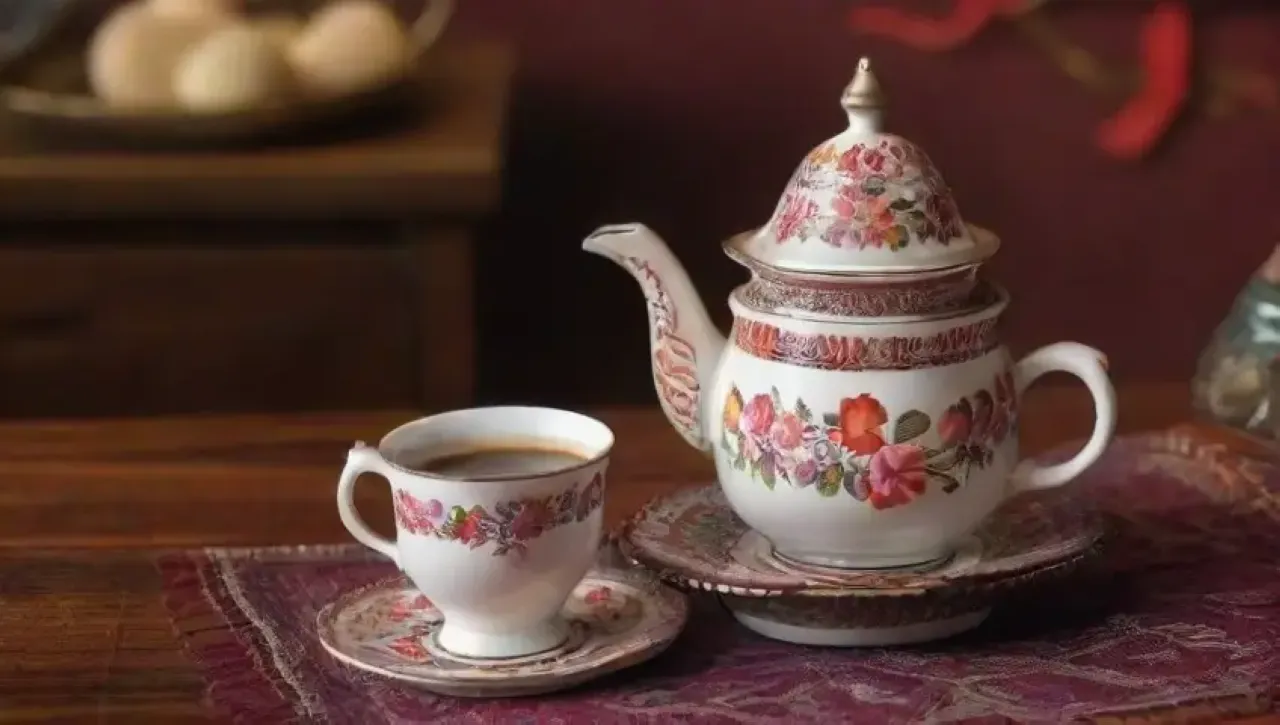 Un ambiente acogedor de café turco con aromas, risas y conexiones culturales