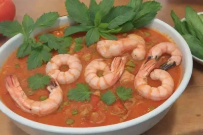 Colores vibrantes y aromas exóticos en una deliciosa sopa tailandesa