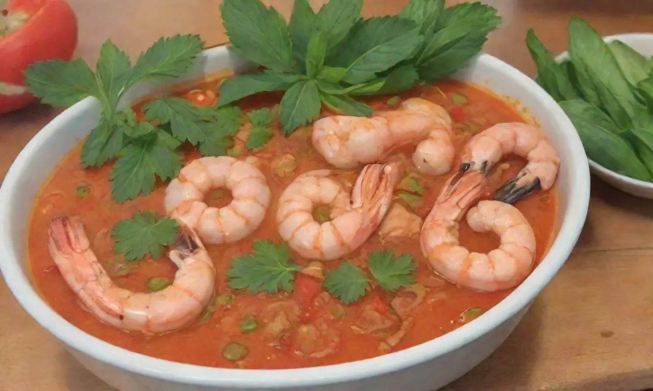 Colores vibrantes y aromas exóticos en una deliciosa sopa tailandesa
