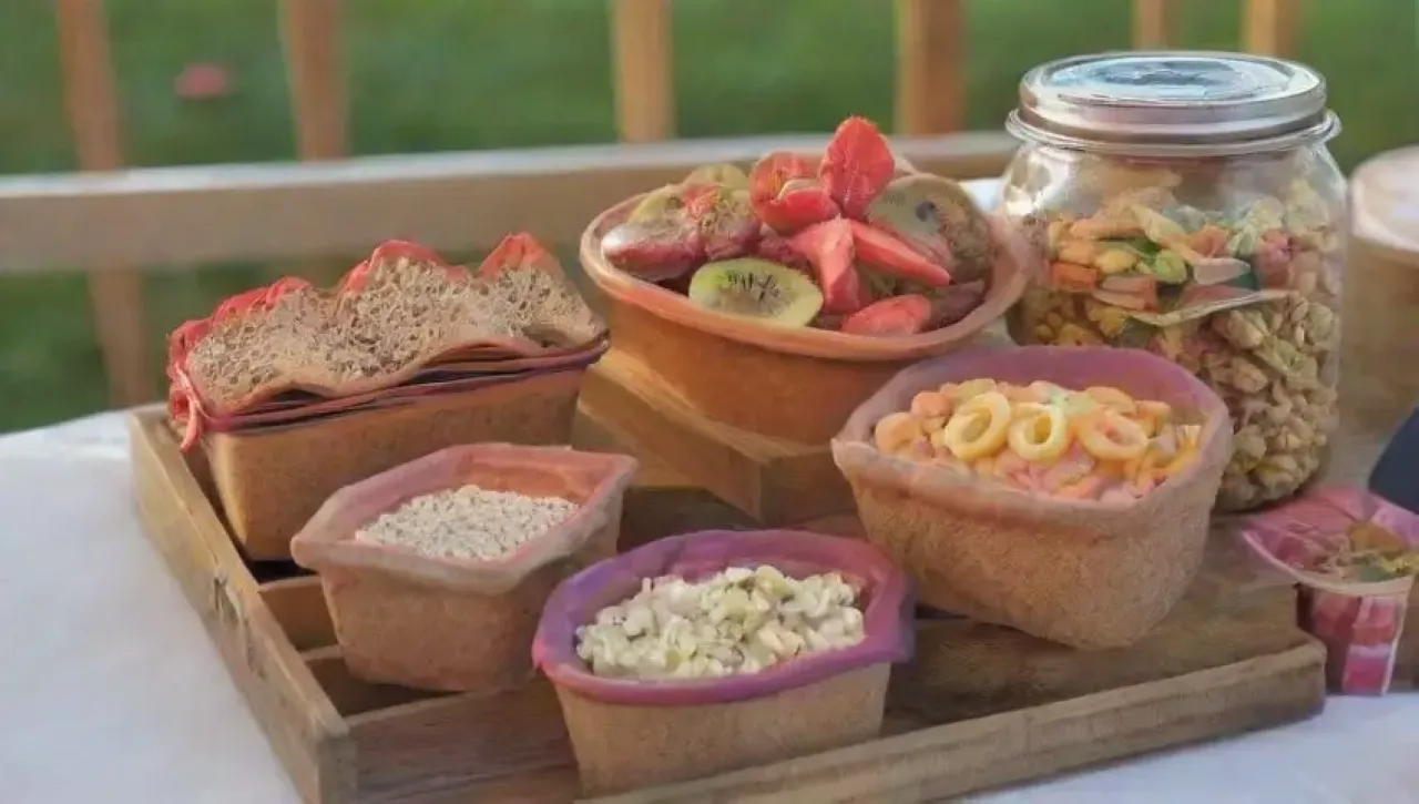Una exhibición culinaria vibrante y artística con colores, texturas y aromas cautivadores